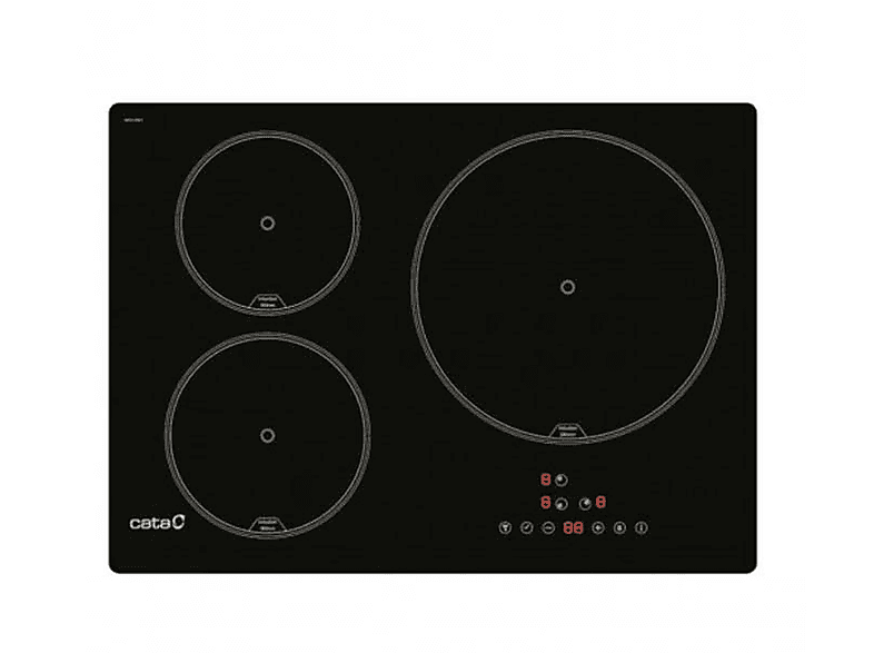 Placa de inducción - Cata IB 5003 BK, 3 zonas, 600 mm, Negro