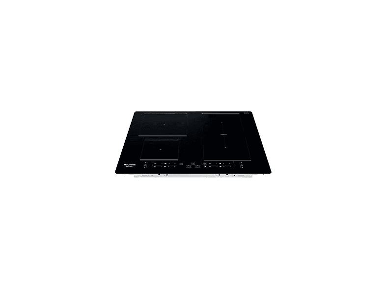Placa de inducción - Hotpoint HB 4860B NE, 4 zona(s) zonas, 590 mm, Black