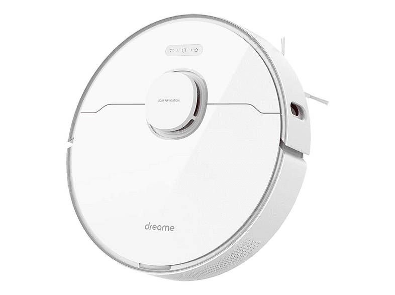 Robot aspirador - Dreame 20526727, 46 W, Potencia de succión 4000 kPa, Depósito 570 l, Autonomía 150 min, Blanco
