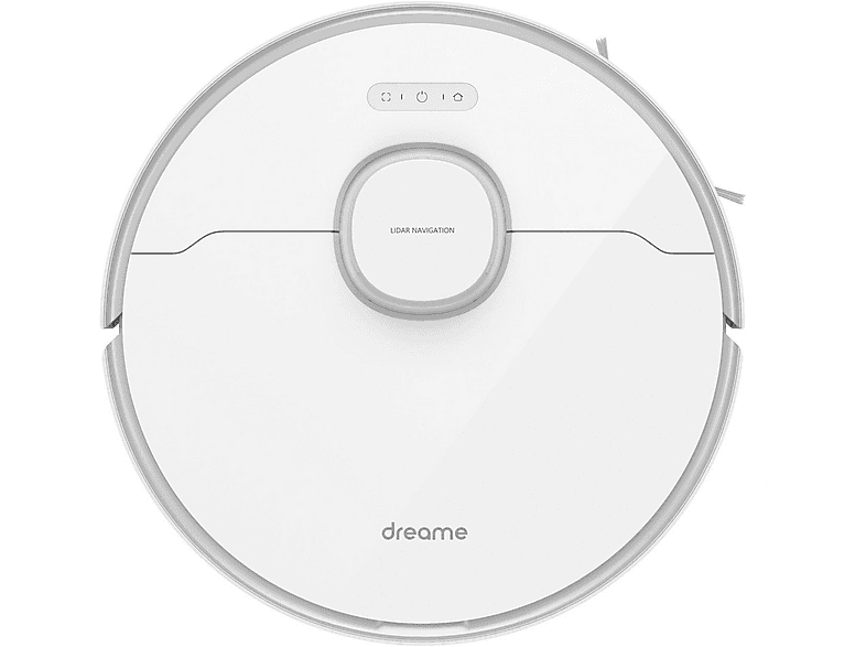 Robot aspirador - Dreame 20526727, 46 W, Potencia de succión 4000 kPa, Depósito 570 l, Autonomía 150 min, Blanco