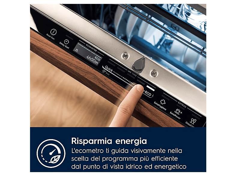 Lavavajillas integrable 60 cm - Electrolux LSV48400L, 14 servicios, 6 programas, 60,00 cm