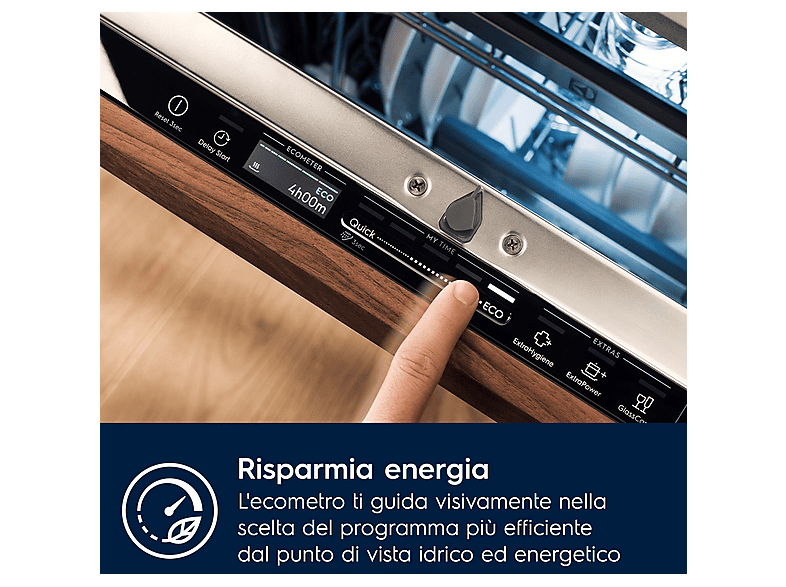Lavavajillas integrable 60 cm - Electrolux LSV48400L, 14 servicios, 6 programas, 60,00 cm