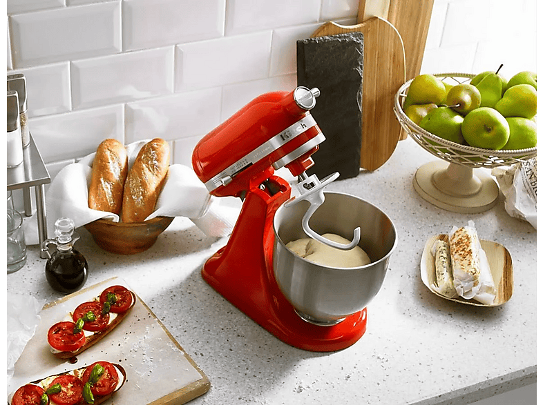 Robot de cocina - KitchenAid 1009.02, 250 W, 3,3 l, Rojo