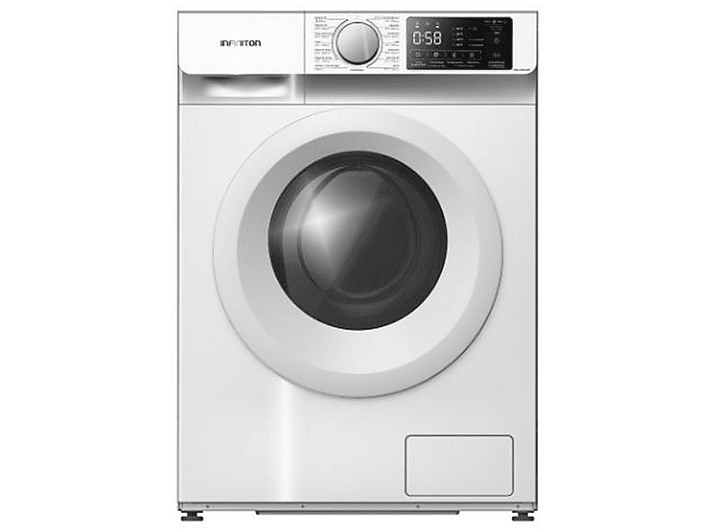 Lavadora carga frontal - Infiniton WM-N94ABE, 9 kg, 15 programas, Blanco