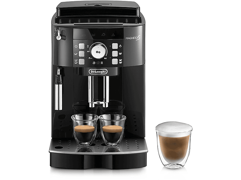 Cafetera automática - Delonghi Magnifica S ECAM 21.110.B, 15 bar, 1450 W, 2 tazas, Negro