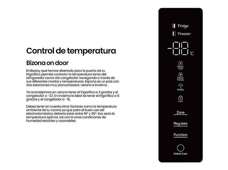 Frigorifico americano - Infiniton SBS-A174I, No Frost, Altura 176,8 cm, Capacidad 505 l, Inox