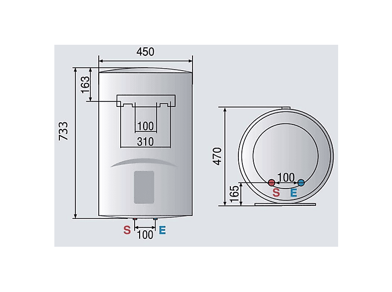Termo eléctrico - Ariston 3201864, 80 l, Blanco