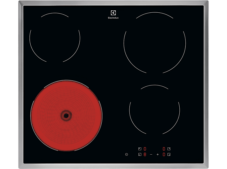Placa de inducción - Electrolux 949492744, 4 zonas, 576 mm, Inox