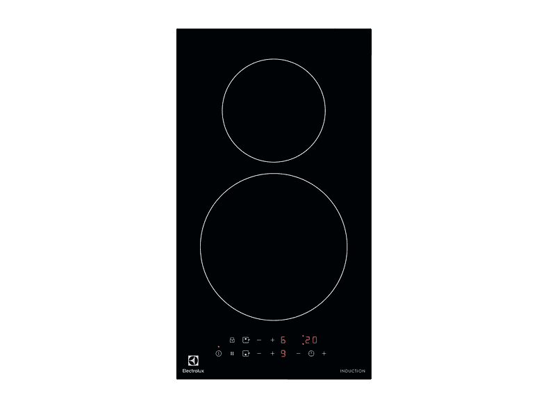 Placa de inducción - Electrolux 949492551, 2 zone(s) zonas, 29 cm, Negro