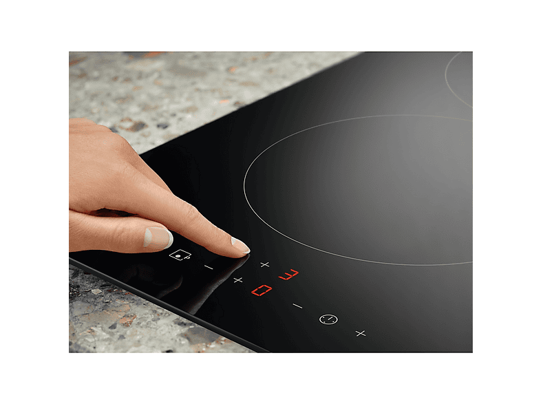 Placa de inducción - Electrolux 949492551, 2 zone(s) zonas, 29 cm, Negro