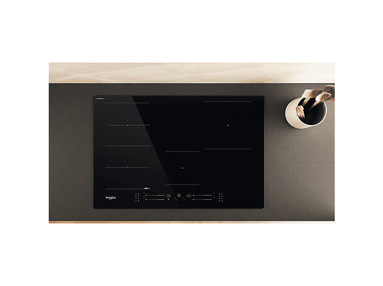 Placa de inducción - Whirlpool WFS1577CPNE, 4 zone(s) zonas, 770 mm, Negro