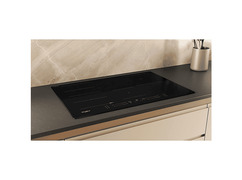 Placa de inducción - Whirlpool WFS1577CPNE, 4 zone(s) zonas, 770 mm, Negro