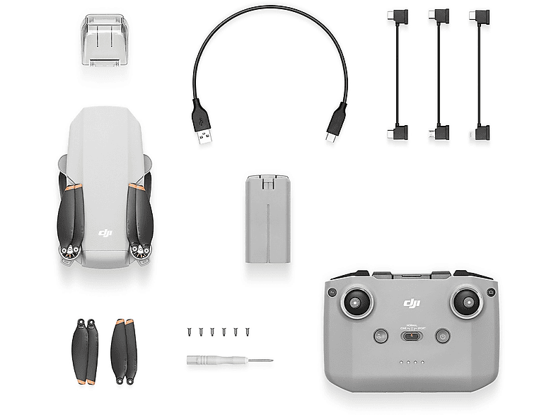Drone - DJI Mini 4K, 12 megapixel, 31 min, Gris