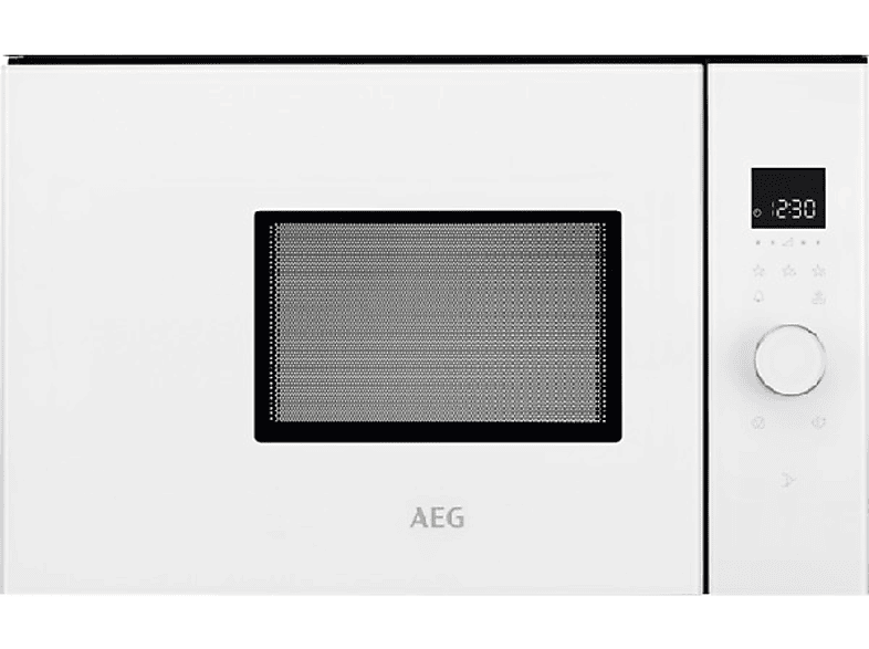 Microondas integrable - AEG MBB1756SEW, 800 W, 5 niveles, Control táctil, 17 l, Blanco