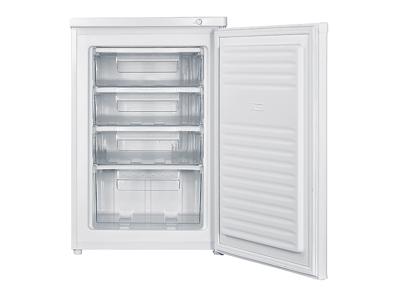 Congelador vertical - Sauber SERIE 3-CV8424WH, 81 l, 85 cm, Blanco