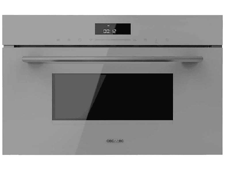 Horno con microondas - Cecotec Bolero Hexa MW703800 Glass Grey, Integrable, 34 l, 59,5 cm, Gris