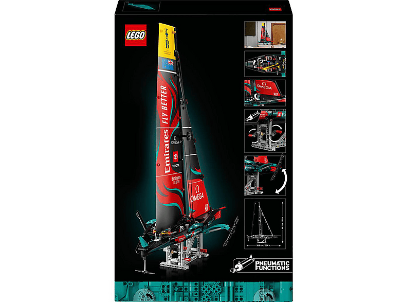 Juego de construcción - LEGO Technic Velero Emirates Team New Zealand AC75 - 42174, edad recomendada: 18 año(s), 962 piezas