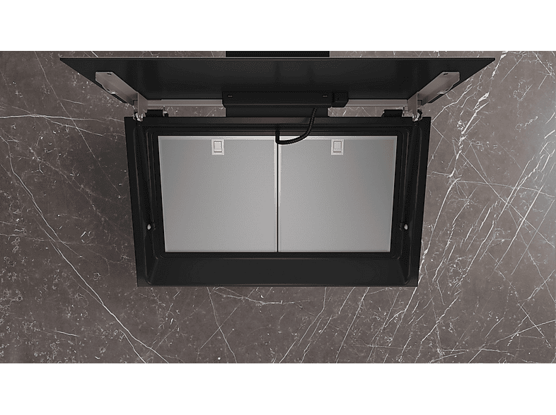Campana decorativa - Siemens LC81KAN60, 3 velocidades, 432 m³/h, 790 mm, Negro, Acero inoxidable