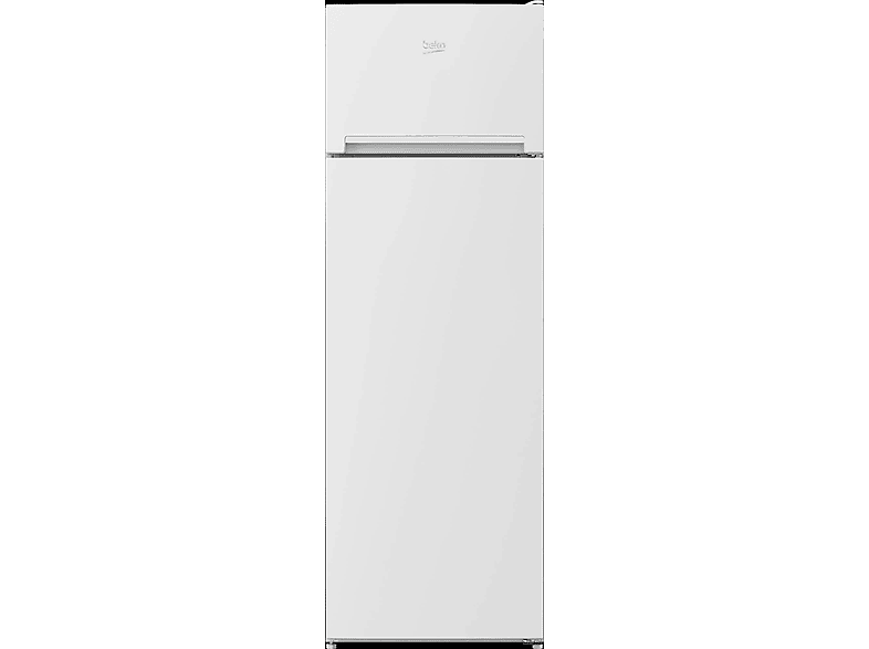 Frigorífico dos puertas - Beko RDSA280K40WN, Cíclico, Altura 1606 mm, Capacidad 280 l, Blanco