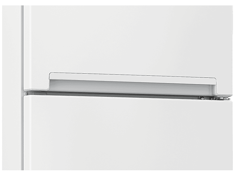 Frigorífico dos puertas - Beko RDSA280K40WN, Cíclico, Altura 1606 mm, Capacidad 280 l, Blanco