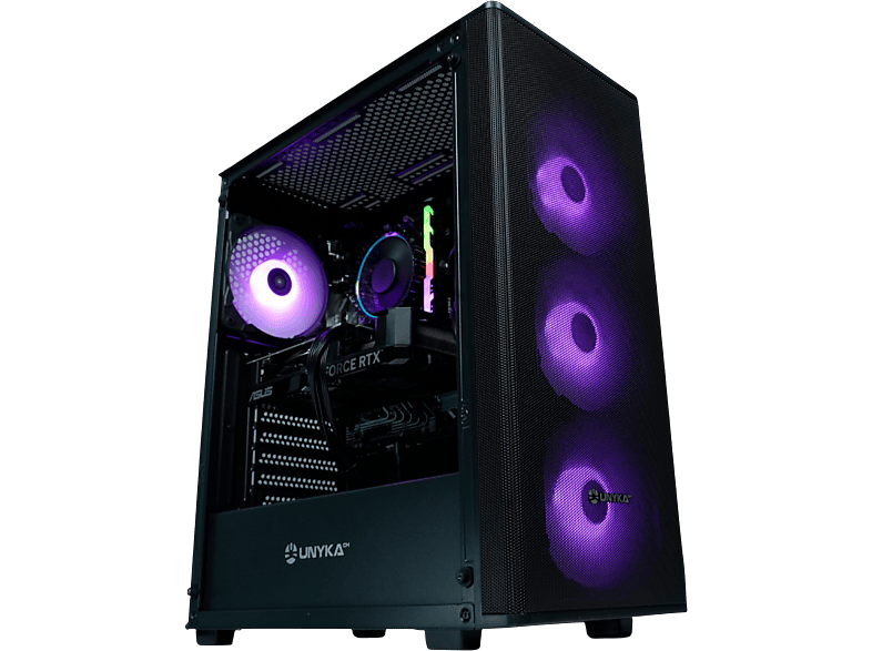 PC Gaming - Epical-Q Little Runxer, AMD Ryzen 5 4500, 16 GB RAM, 500 GB SSD, GeForce RTX™ 3050, Windows 11 Pro, Negro