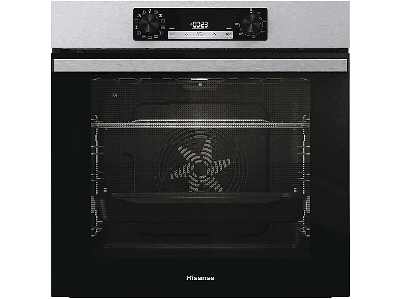 Horno multifunción - Hisense 3838782870705, Pirolítico, 77 l, 56,4 cm, Multicolor