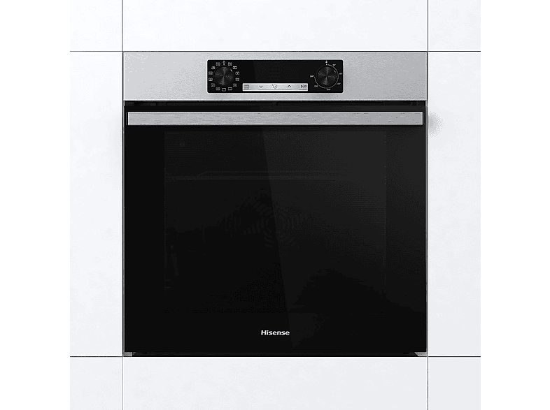 Horno multifunción - Hisense 3838782870705, Pirolítico, 77 l, 56,4 cm, Multicolor