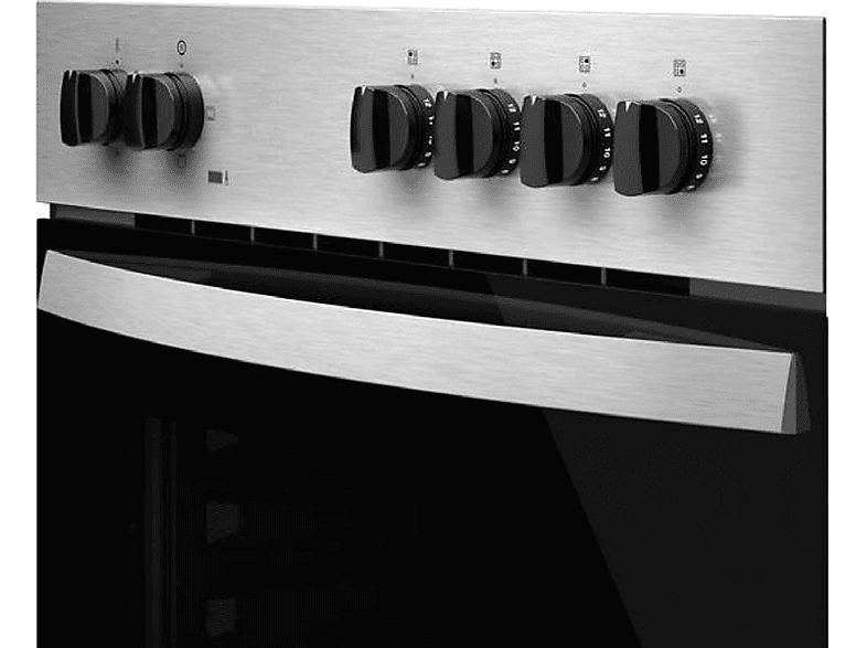 Horno - Teka HBE 435 ME, Convencional, 72 l, 60 cm, Puerta dos cristales, Inox y negro