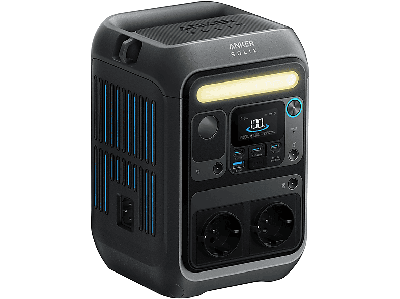 Estación de energía portátil - Anker C300X AC, 288Wh, 300W, con correa para el hombro