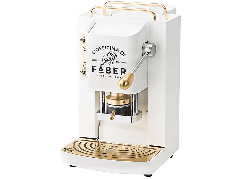 Cafetera de cápsulas - Faber PROWHITEBASOTT, 15 bar, 500 W, Blanco