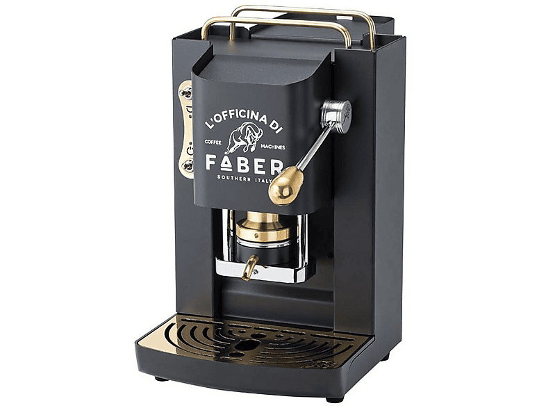 Cafetera de cápsulas - Faber PROBLACKBASOTT, 15 bar, 500 W, Negro