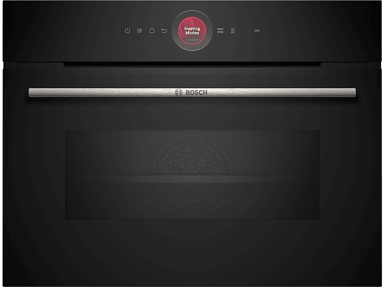 Horno compacto - Bosch CMG7241B1, Integrable, Hidrolítica, 45 l, 59,4 cm, Negro