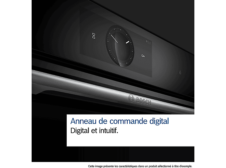 Horno compacto - Bosch CMG7241B1, Integrable, Hidrolítica, 45 l, 59,4 cm, Negro