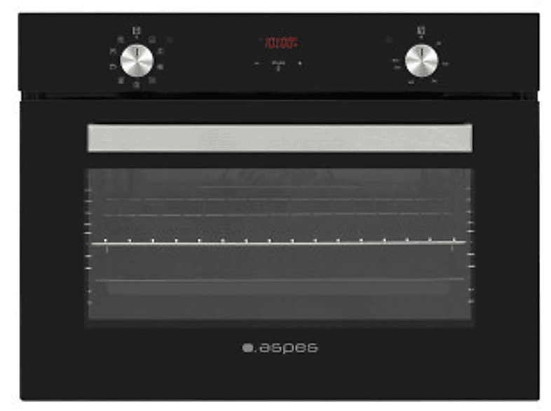 Horno multifunción - Aspes AHM9500DCN, Integrado + Libre instalación, 50 l, 59,5 cm, Negro