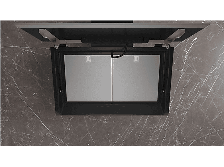 Campana decorativa - Siemens LC91KLT60, 3 velocidades, 1007 m³/h, 890 mm, Negro