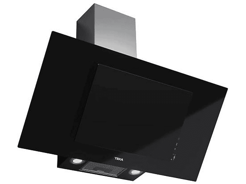 Campana decorativa - Teka 112930059, 3 velocidades, 786 m³/h, 700 mm, Negro