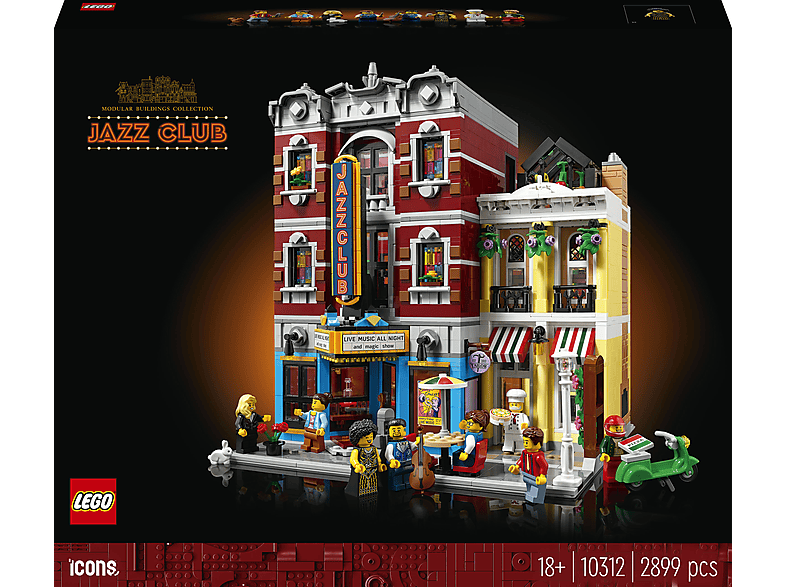 Juego de construcción - LEGO Creator Expert Jazz Club, edad recomendada: 18 año(s), 2899 piezas
