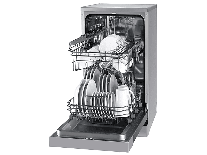 Lavavajillas libre instalación 45 cm - Fagor 4LVF-421X, 10 servicios, 6 programas, 44,8 cm, Inox