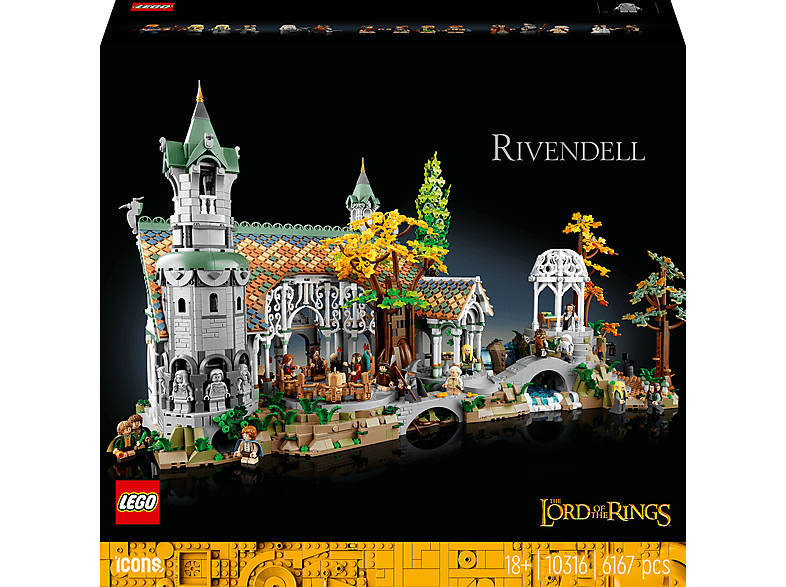 Juego de construcción - LEGO THE LORD OF THE RINGS: RIVENDELL, edad recomendada: 18 año(s), 6167 piezas