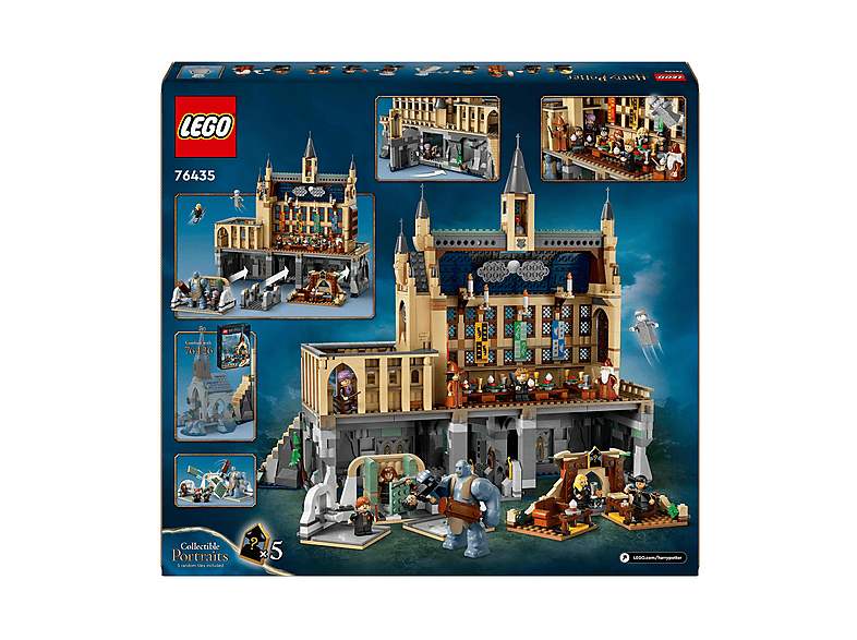 Juego de construcción - LEGO Hogwarts Castle: The Great Hall, edad recomendada: 6 año(s), 1732 piezas