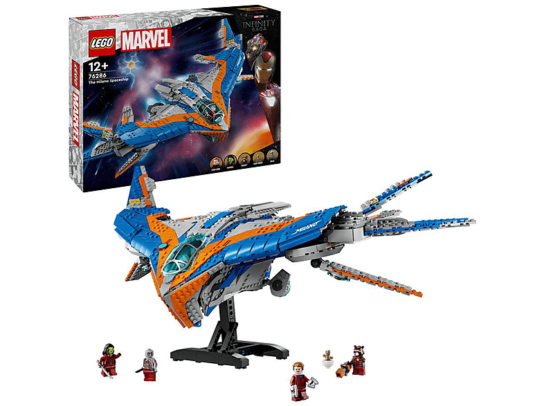 Juego de construcción - LEGO LEGO® Marvel Guardianes de la Galaxia: La Milano Nave espacial construible con 4 minifiguras 76286, 2090 piezas
