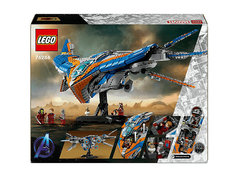 Juego de construcción - LEGO LEGO® Marvel Guardianes de la Galaxia: La Milano Nave espacial construible con 4 minifiguras 76286, 2090 piezas
