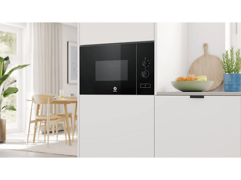 Microondas integrable - Balay 3CP5002N3, 1 kW, 5 niveles potencia, 20 l