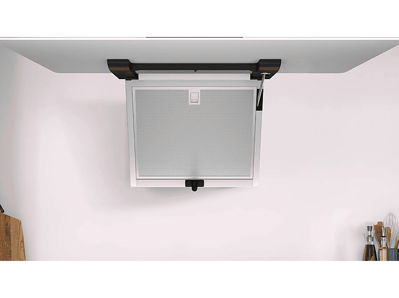 Campana decorativa - Balay 3BC587GBH, 4 velocidades, 431 m³/h, 790 mm, Cristal blanco
