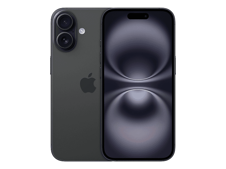 Smartphone - Apple iPhone 16, Negro, Móvil iOS, 128 GB, 8 GB RAM, 6,1 " Super Retina XDR, Ceramic Shield, Recubrimiento oleofóbico, Anti-huellas, A18