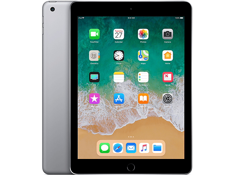 Tablet - Apple iPad, 128 GB, Gris, 9,7 ", 2 GB RAM, Apple, A10, Tablet iOS