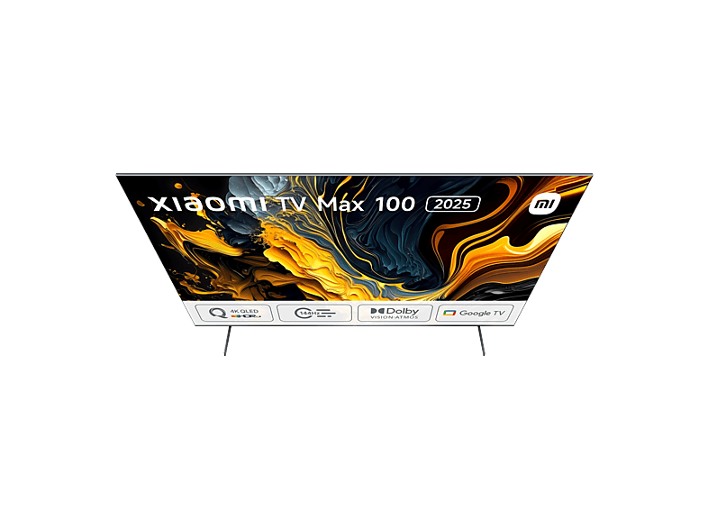 TV QLED 100" - Xiaomi 100P. MAX /QLED/120HZ, QLED 4K, Quad Core Cortex-A73, Smart TV, DVB-T2 (H.265), Gris oscuro