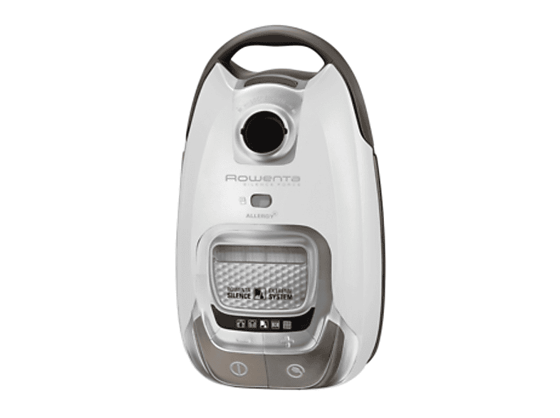 Aspirador con bolsa - Rowenta RO7487EA, 400 W, Depósito 4,5 l, Gris, Blanco