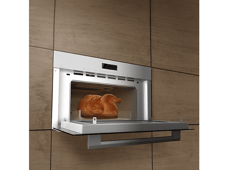 Microondas integrable - Cecotec Bolero Hexa MW703800 Glass White, 1450 W, 1 l, Blanco
