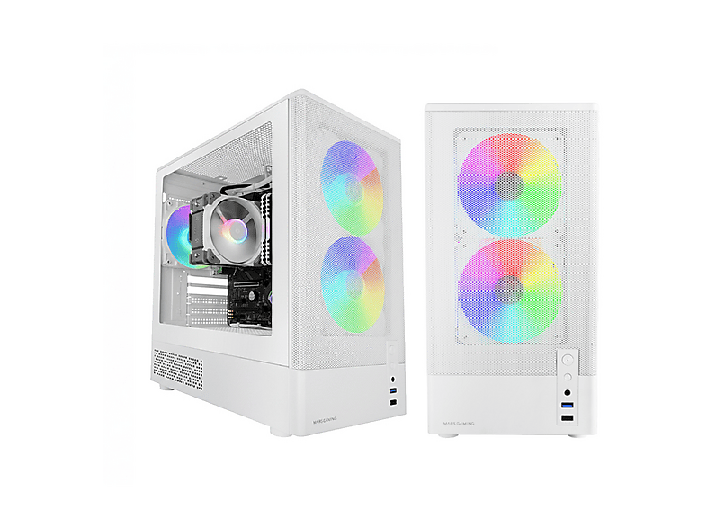PC Gaming - Neopc MC-X7NEO03, AMD Ryzen™ 7 5700G, 32 GB RAM, 1 TB SSD, GeForce RTX™ 4060, Windows 11 Pro, Blanco
